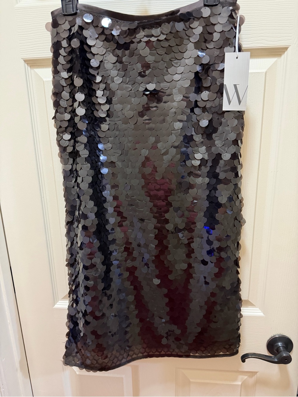 Worthington Brown Sequin Midi Pencil Skirt NWT - Picture 4 of 8